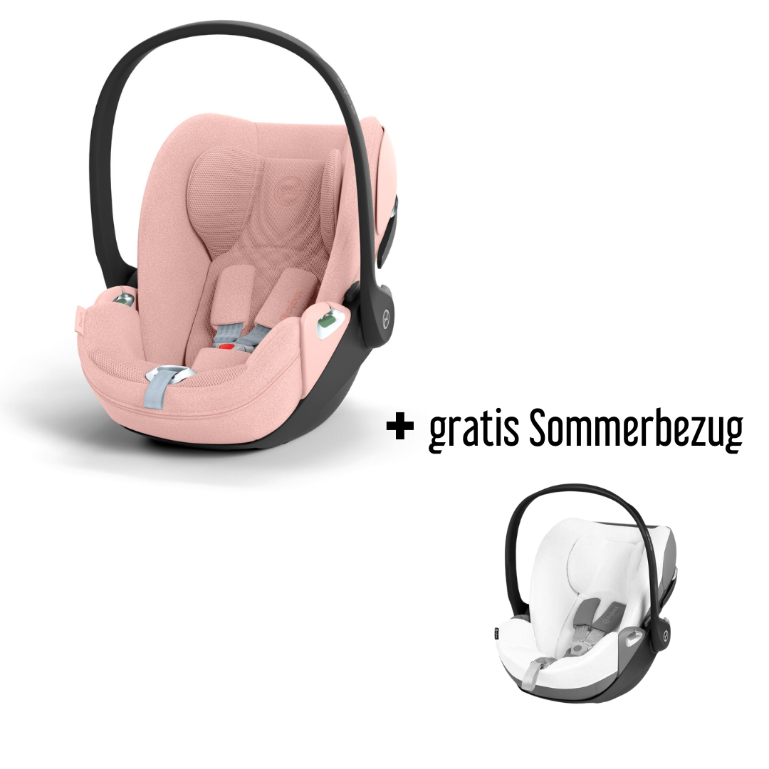 CYBEX Cloud T i-Size peach pink Plus inkl. gratis Sommerbezug CYBEX Cloud T i-Size peach pink Plus inkl. gratis Sommerbezug